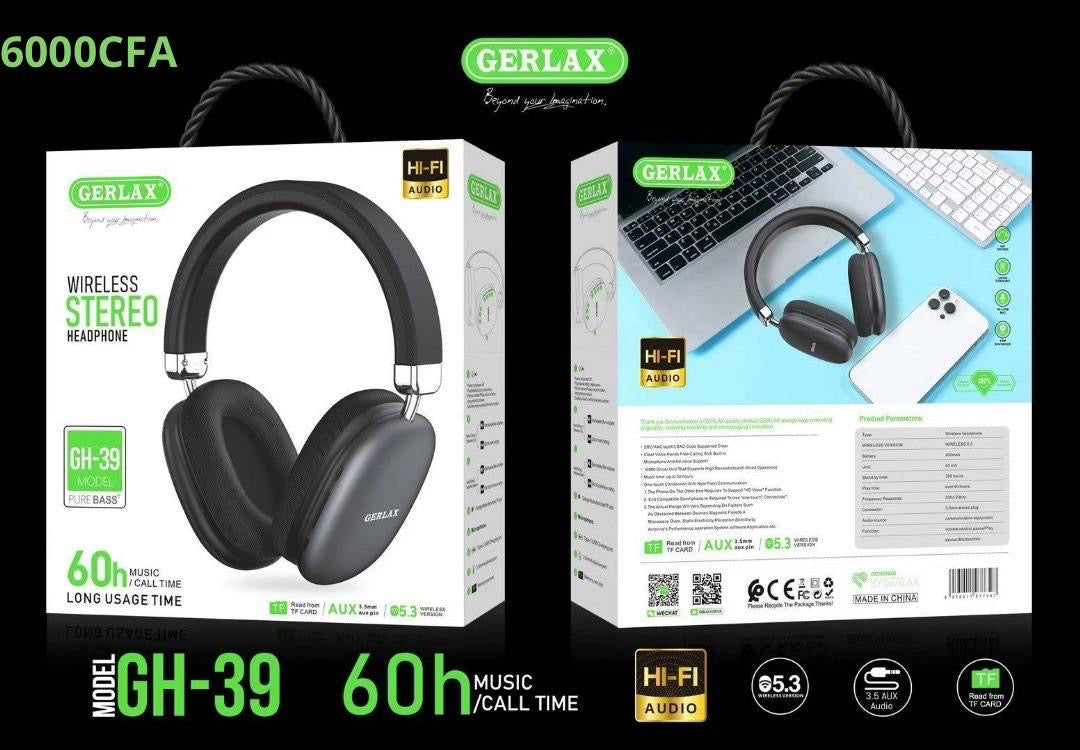 Gerlax Casque Modèle GH-39 60h